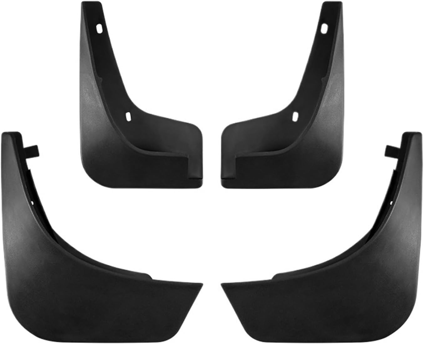 4pcs Set Car Tire Fender Front Rear Wheel Mud Flaps Splash Guards MudFlaps Protector Car Accessories Compatible For Smart 451 453 / Fortwo(Style 3)