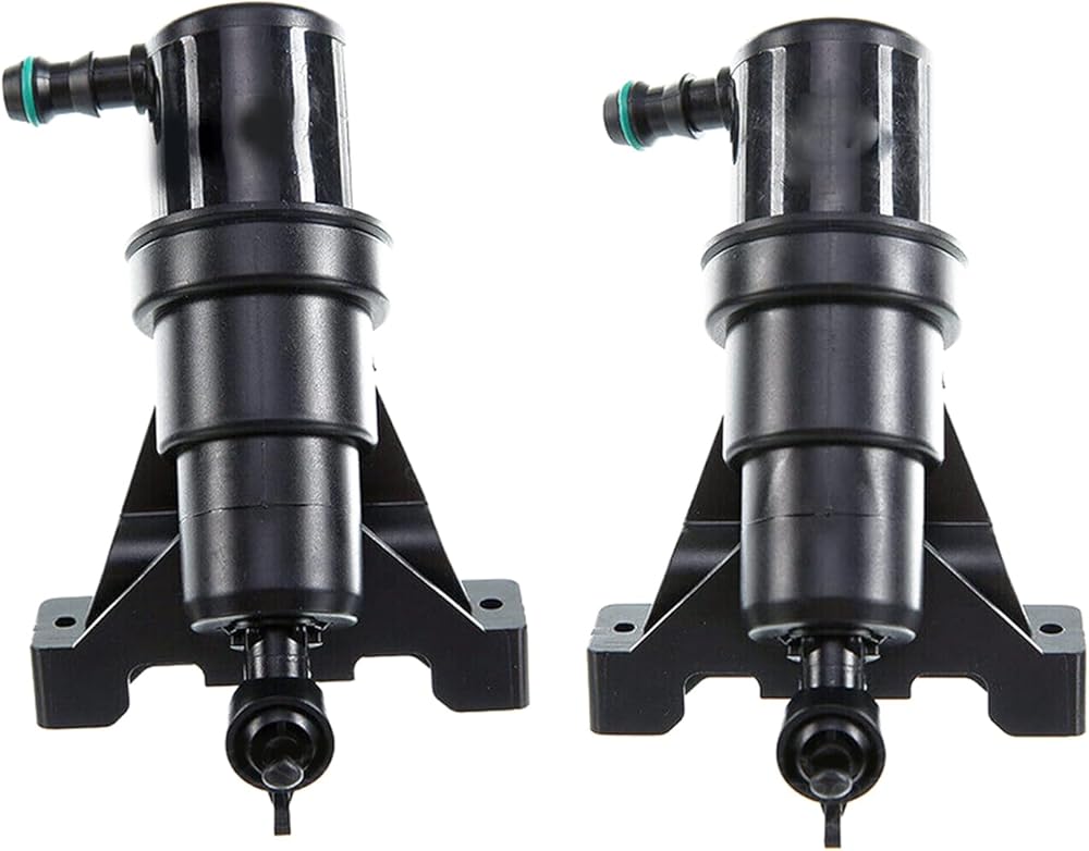 Car Headlight Washer Nozzle 2Pcs Car Headlight Washer Nozzle Jet Pump Water Sprayer 61677137401 61677137402 for BMW for E65 for E66 745I 750I 760I