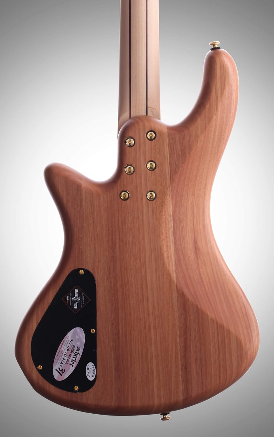 Schecter Stiletto Custom-4 Electric Bass (4 String, Natural Satin)