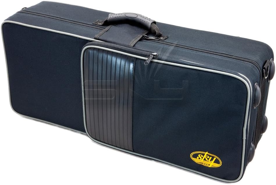 Sky Guarantee Quality Sound E Flat Gold Lacquer Alto Saxophone W High F# Key+Light Weight Case and Extra 10 Reeds (SKYALT101-G)