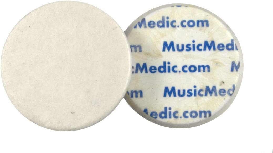 MUSICMEDIC.COM MEDIUM WOVEN CLARINET PADS - 100 PADS ASSORTMENT. SUPPLIES FOR WOODWIND REPAIR