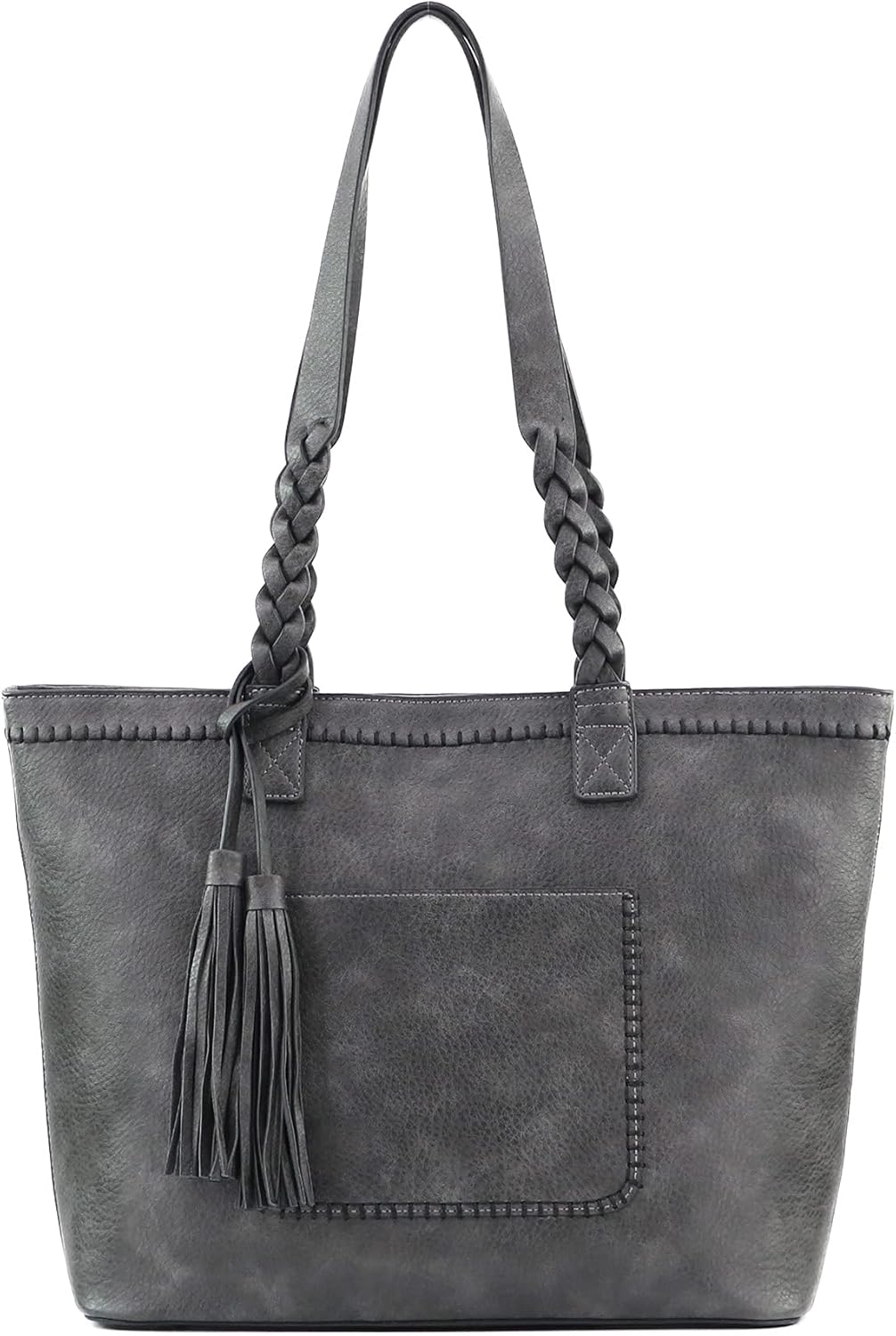 Lady Conceal Concealed Carry Purse - Locking Cora Stitched Gun Tote