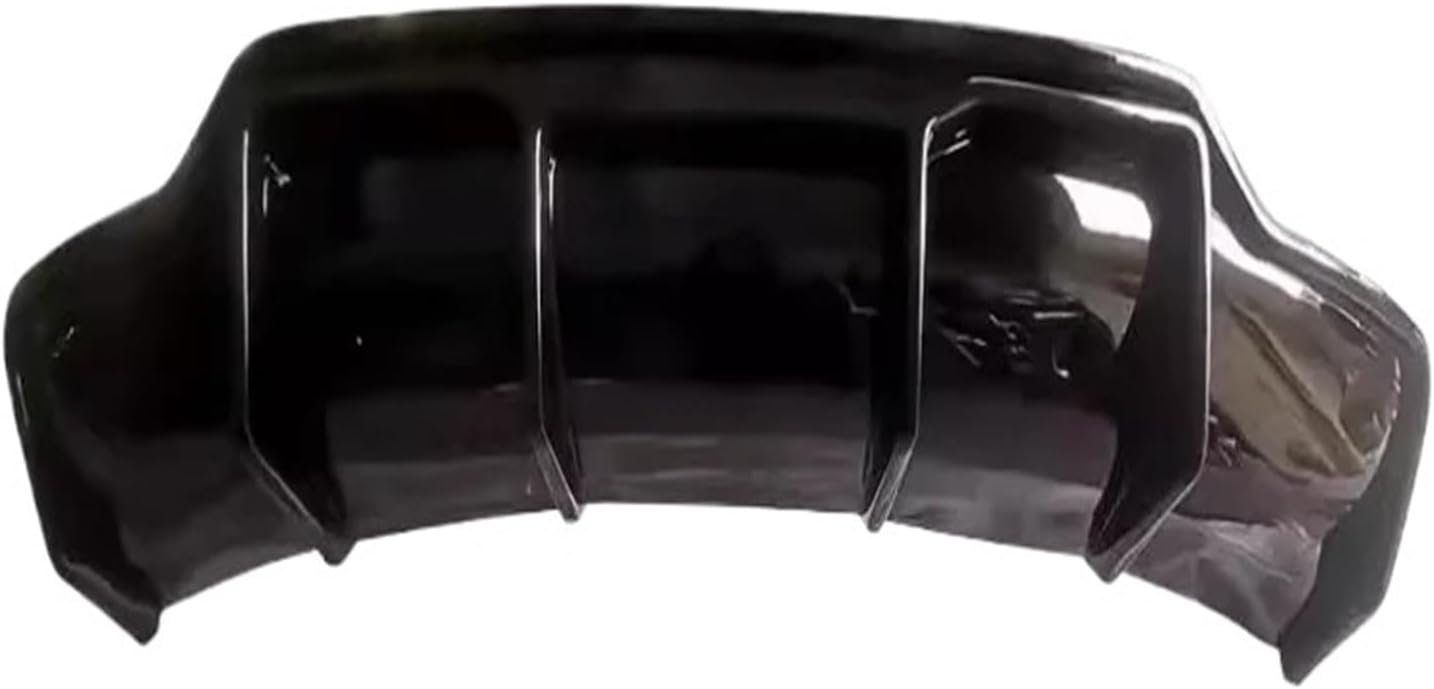 Compatible For Tesla Model 3 2017-2021 ABS Bright Black Car Bumper Rear Diffuser Spoiler Cover