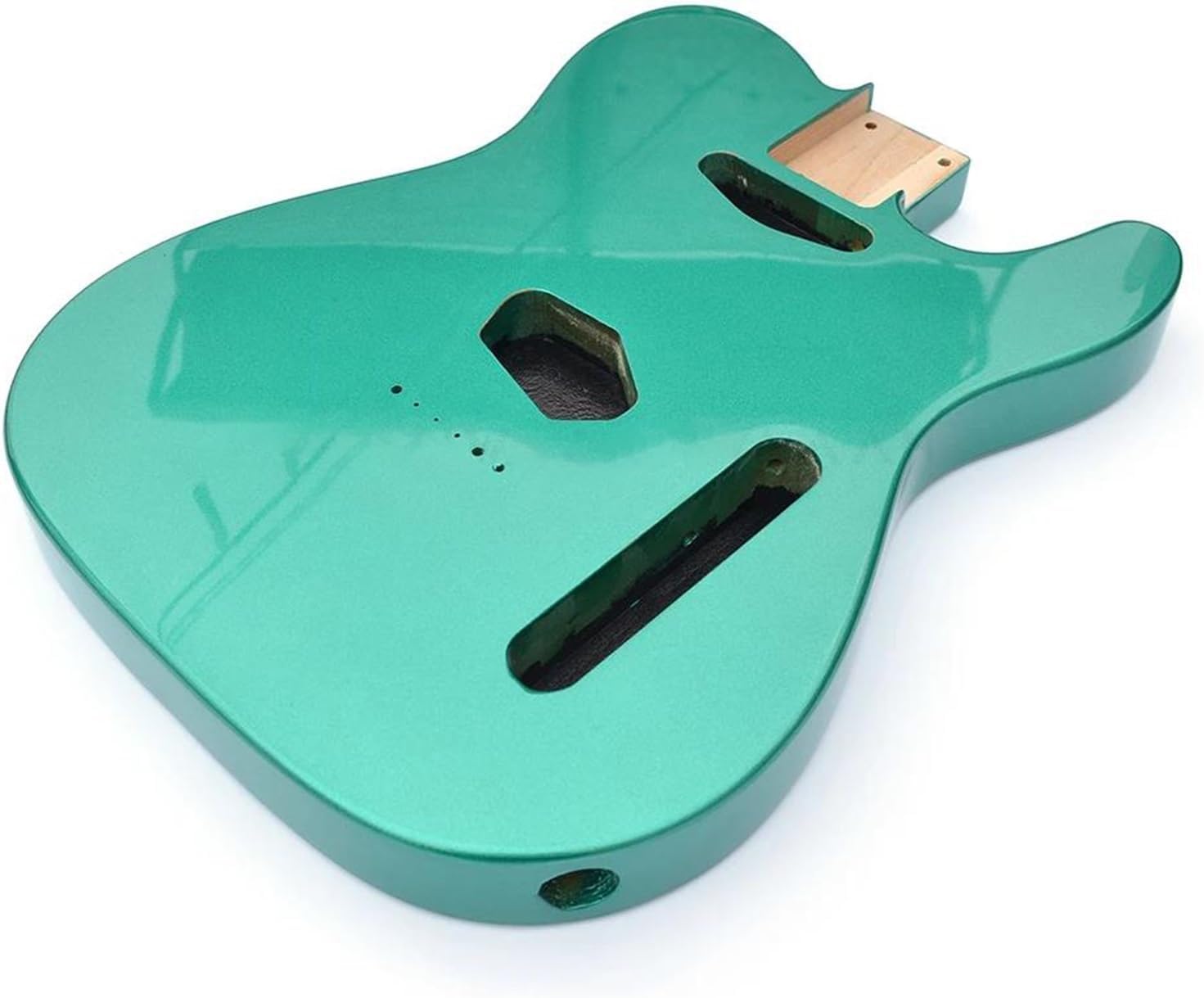 Guitar Body Guitar Replacement Parts Green Color Alder Wood TL Guitar Body Style Electric Guitar Body High Gloss Finished for TL Guitar Kits Building Parts