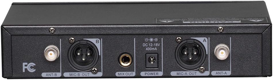 GTD Audio UHF 200 Selectable Frequency Channels Professional Wireless Microphone Karaoke Mic System B88H