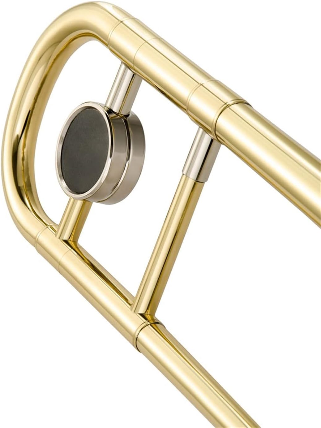 Student Trombone B-Flat Trombone Brass Instrument for Children and Adults Trombone Kit (Color : Gold)