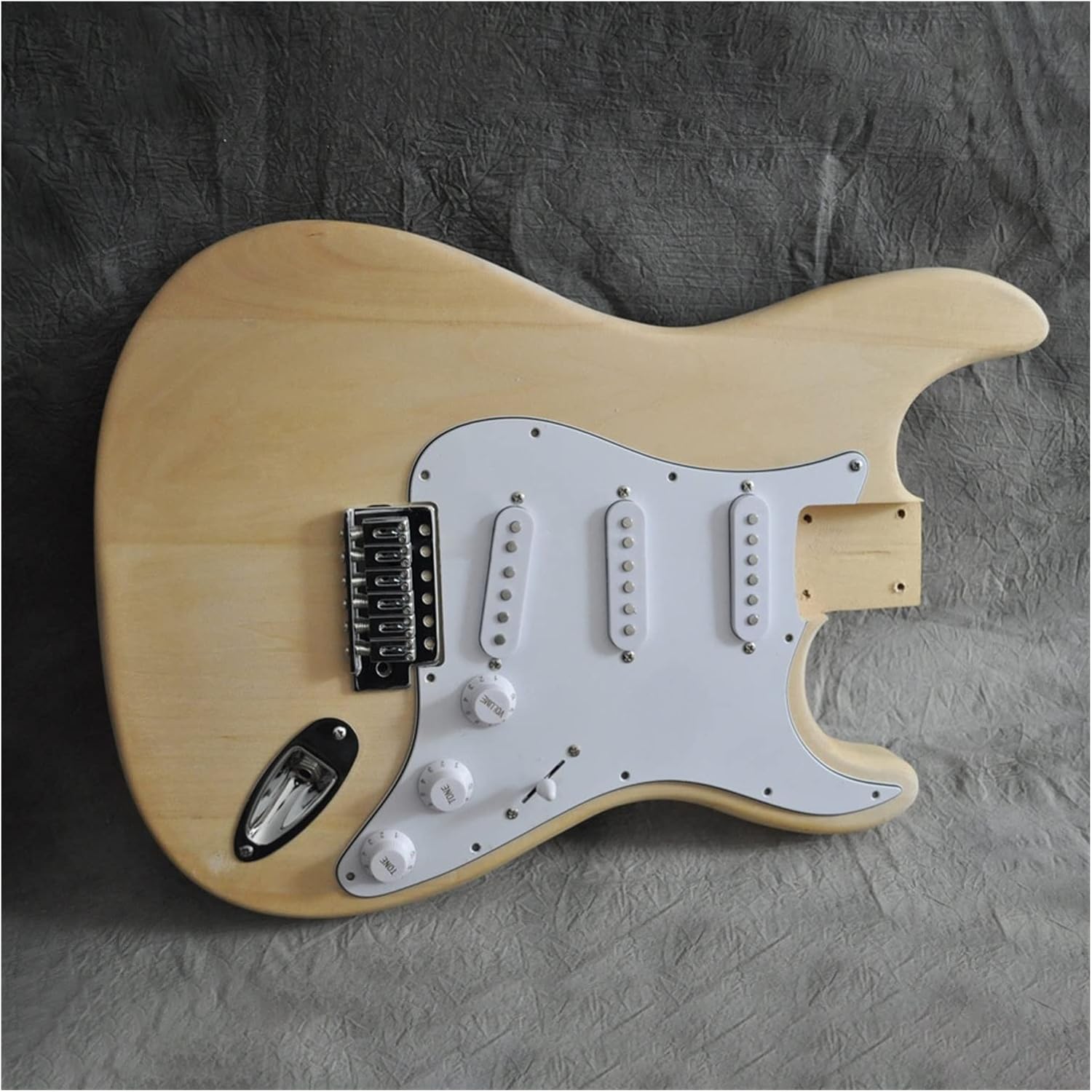 DIY Electric Guitar Kit DIY Electric Guitar Kit Basswood Body Maple Neck Fingerboard 21 Fret for Guitar Lovers