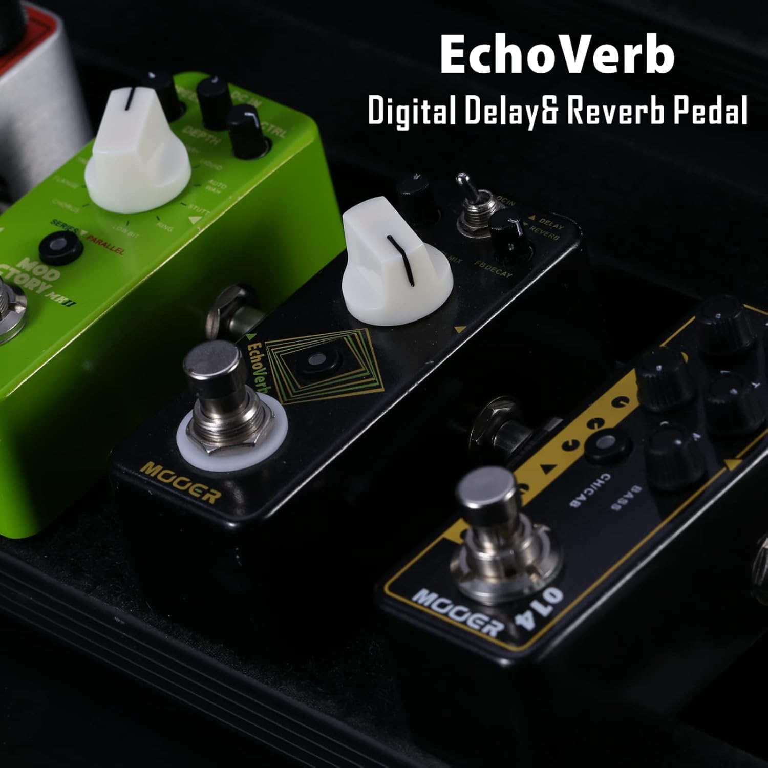 MOOER EchoVerb Digital Delay and Reverb Pedal