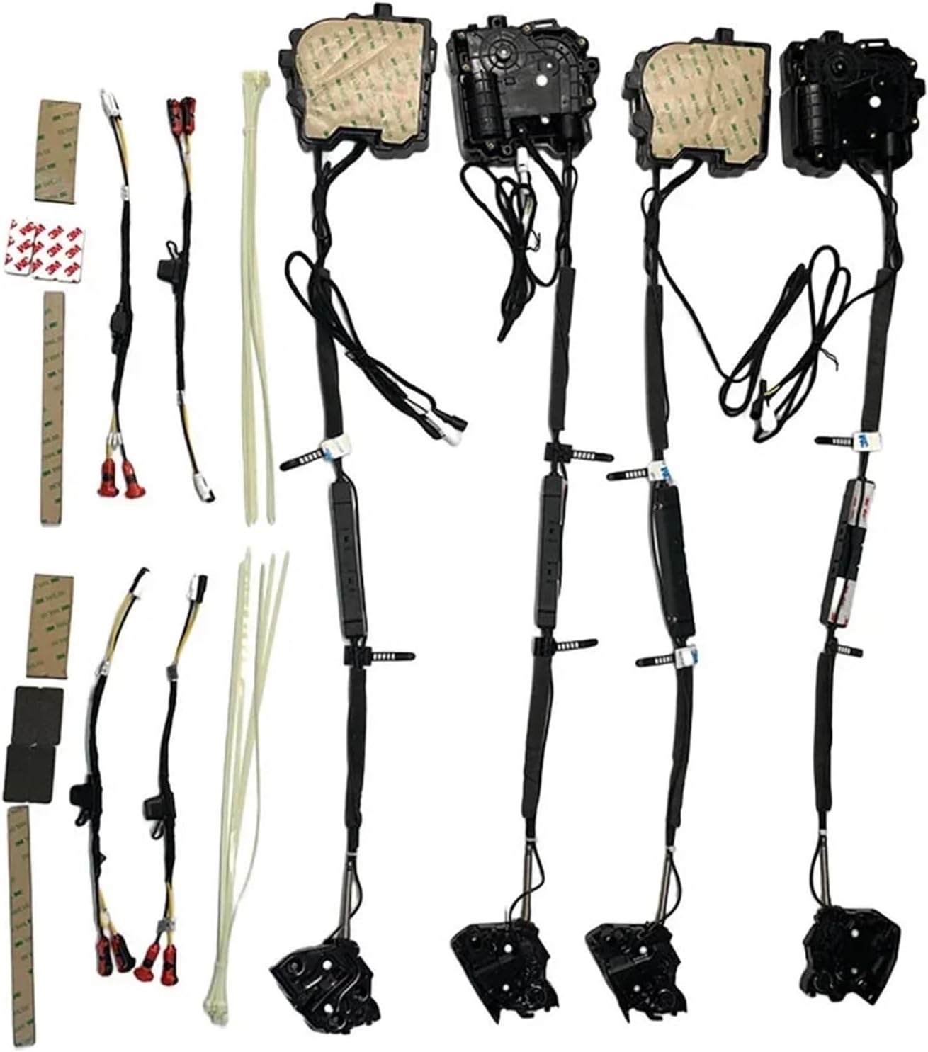 4pcs Car Smart Electric Suction Door Refitted Automatic Locks Soft Close Anti Pinch Compatible for Skoda Rapid 2017-2021 Car Accessories(2020)