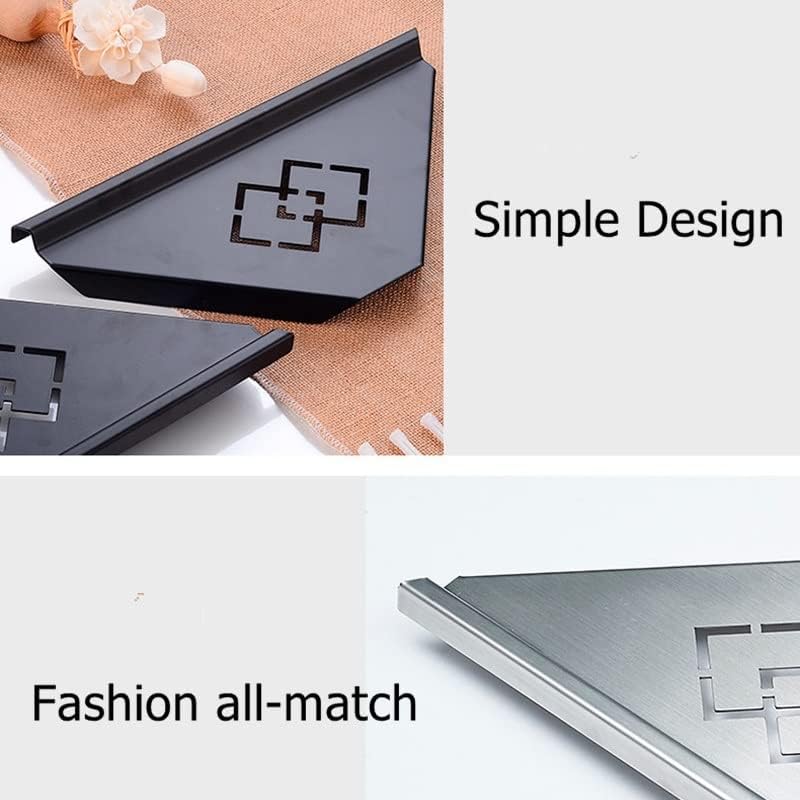 VIDI Bathroom Shelves Corner Storage Shelf Stainless Steel Triangle Towel Punching Shower Rack Accessories