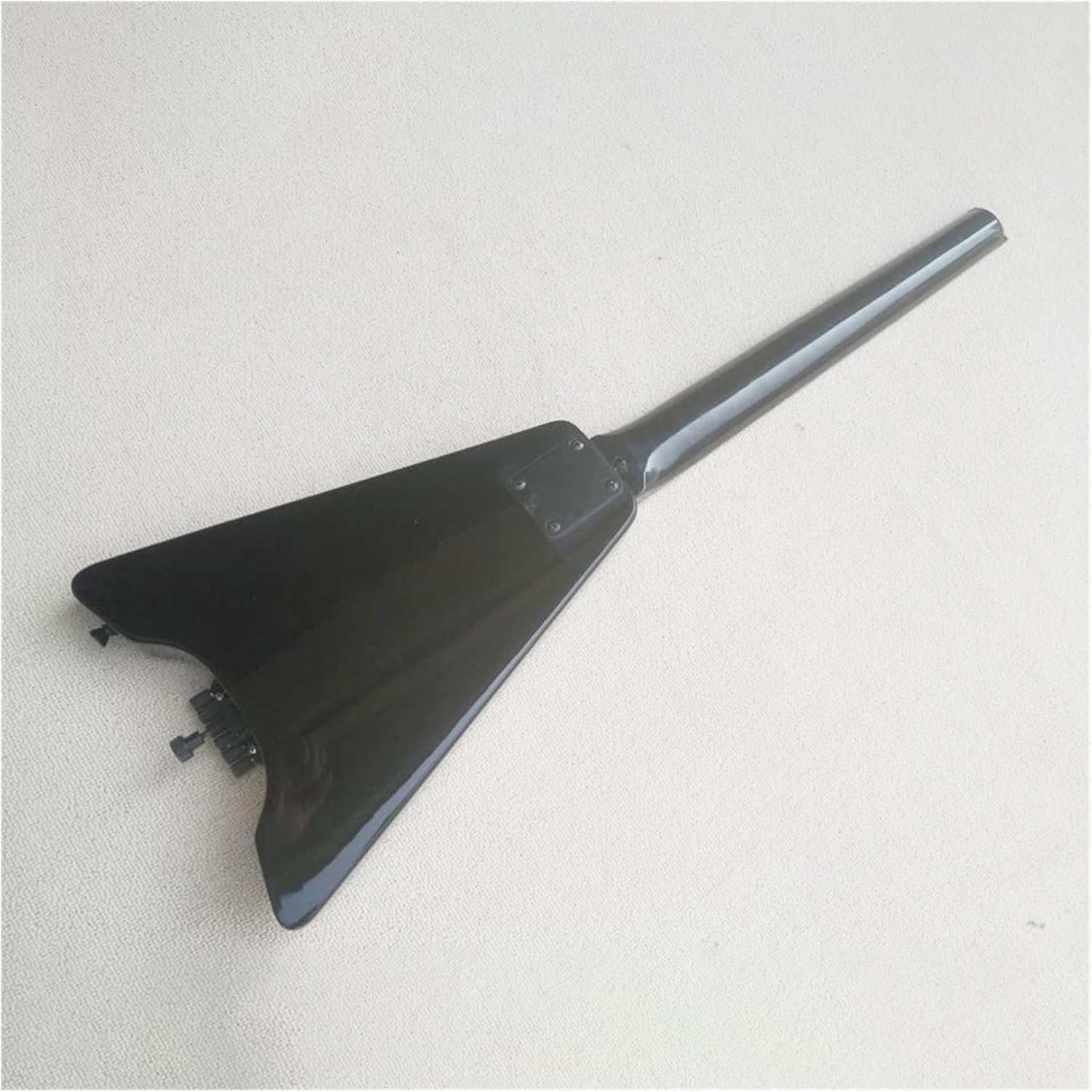 Left Hand Black 24 Frets Headless Electric Guitar with Basswood Body Rosewood Fretboard Professional Headless Guitar