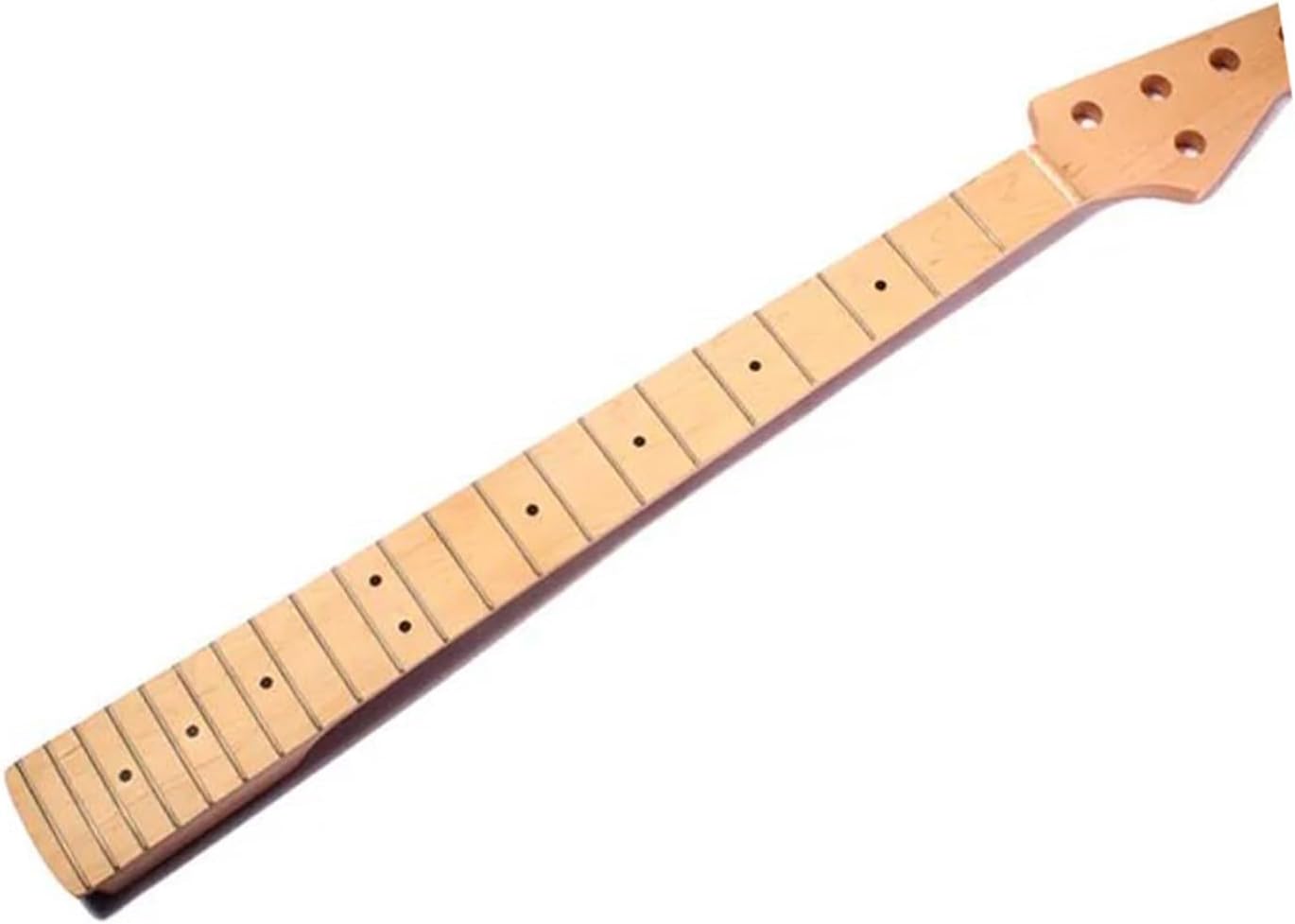 Replacement Guitar Neck 21 Frets Inlay Dots 5 Strings Electric Bass Guitar Neck Maple Wood Musical Instruments Parts Accessories
