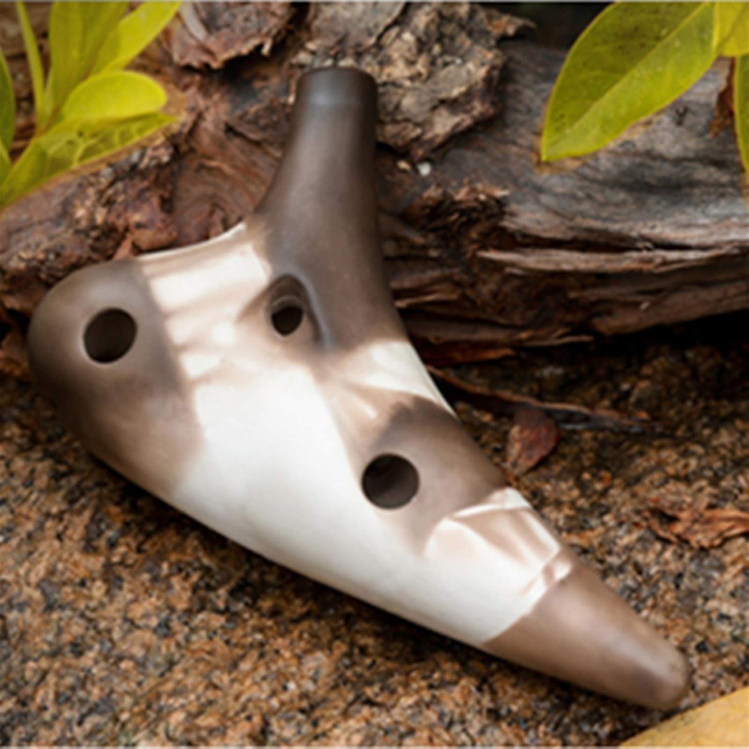 12 Holes Ocarina Key of Alto C Soprano G BC Musical Instruments Music Lovers instrumentos Professional Wood Wind Instruments(Color:Brass C)