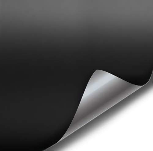VViViD Matte Black Vinyl Wrap Adhesive Film Air Release Decal Sheet (25ft x 5ft Bulk roll)