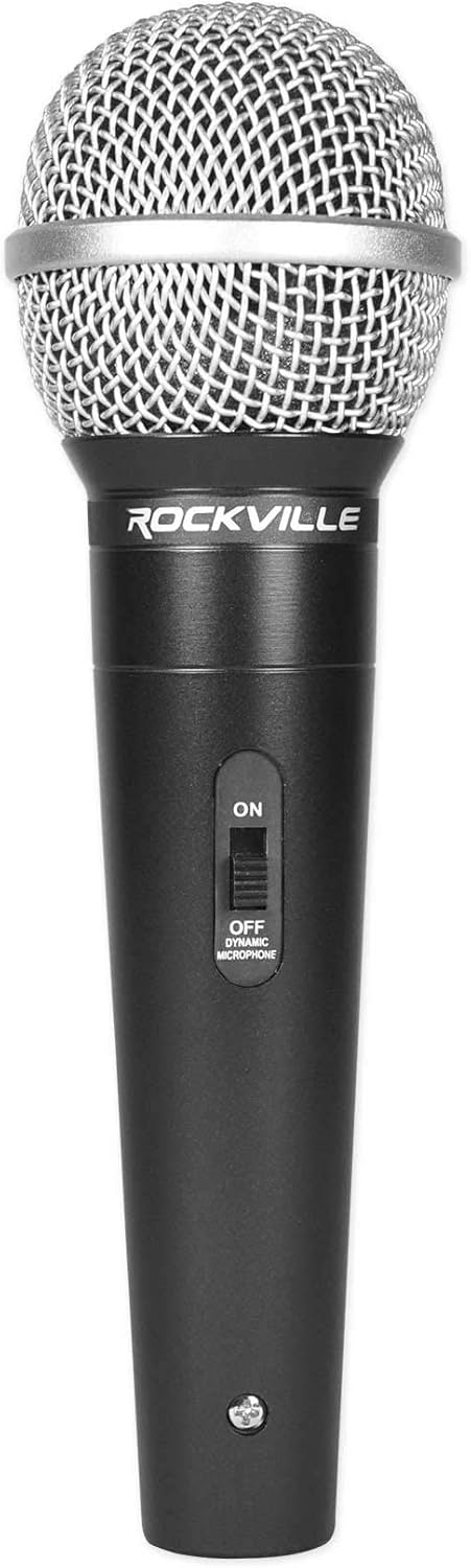 Mackie ProFX12v3 12-Channel Professional Effects Mixer w/USB ProFX12 v3 Bundle with Rockville RMC-3PK 3 Pack Metal Wired Vocal/Instrument/DJ MicrophoneswithMetal Case