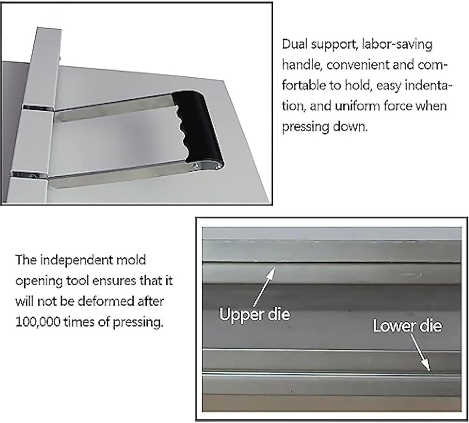Heavy Duty Paper Creasing Machine, Metal Cardboard Creasing Machine, Suitable for Creasing and Folding Paper, Paper Making and Packaging