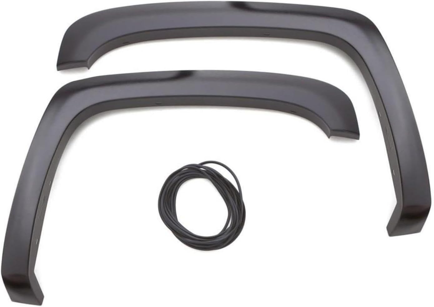 Bushwacker OE Style Factory Front Fender Flares | 2-Piece Set, Black, Smooth Finish | 40153-02 | Fits 2019-2021 Chevrolet Silverado 1500; 2022 Silverado Limited w/ 6.6' Bed