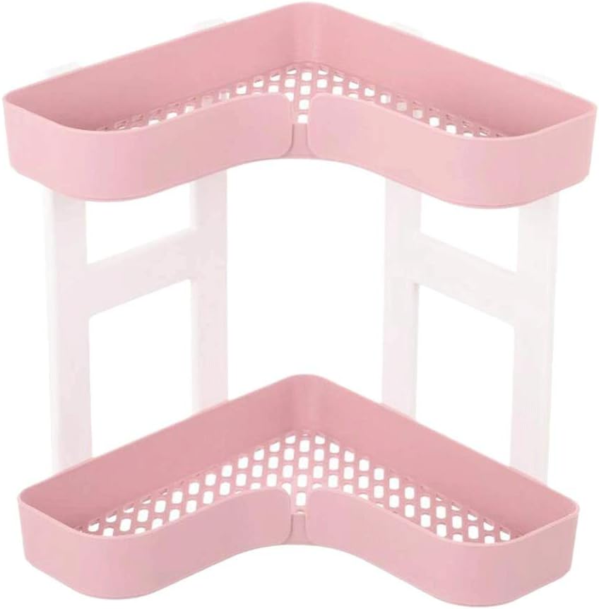 Shelf Bathroom Bath Corner Caddy Basket Storage Hanging Organizer with Extra Thick Glass Contemporary Wall Mount