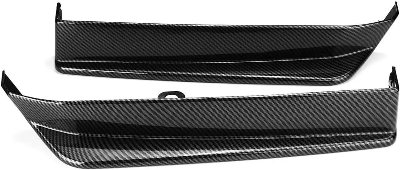 Carbon Fiber Look Car Rear Bumper Lip Aprons Spats Splitters Compatible for Subaru Impreza WRX STI 2015-2019(Carbon Fiber Look)