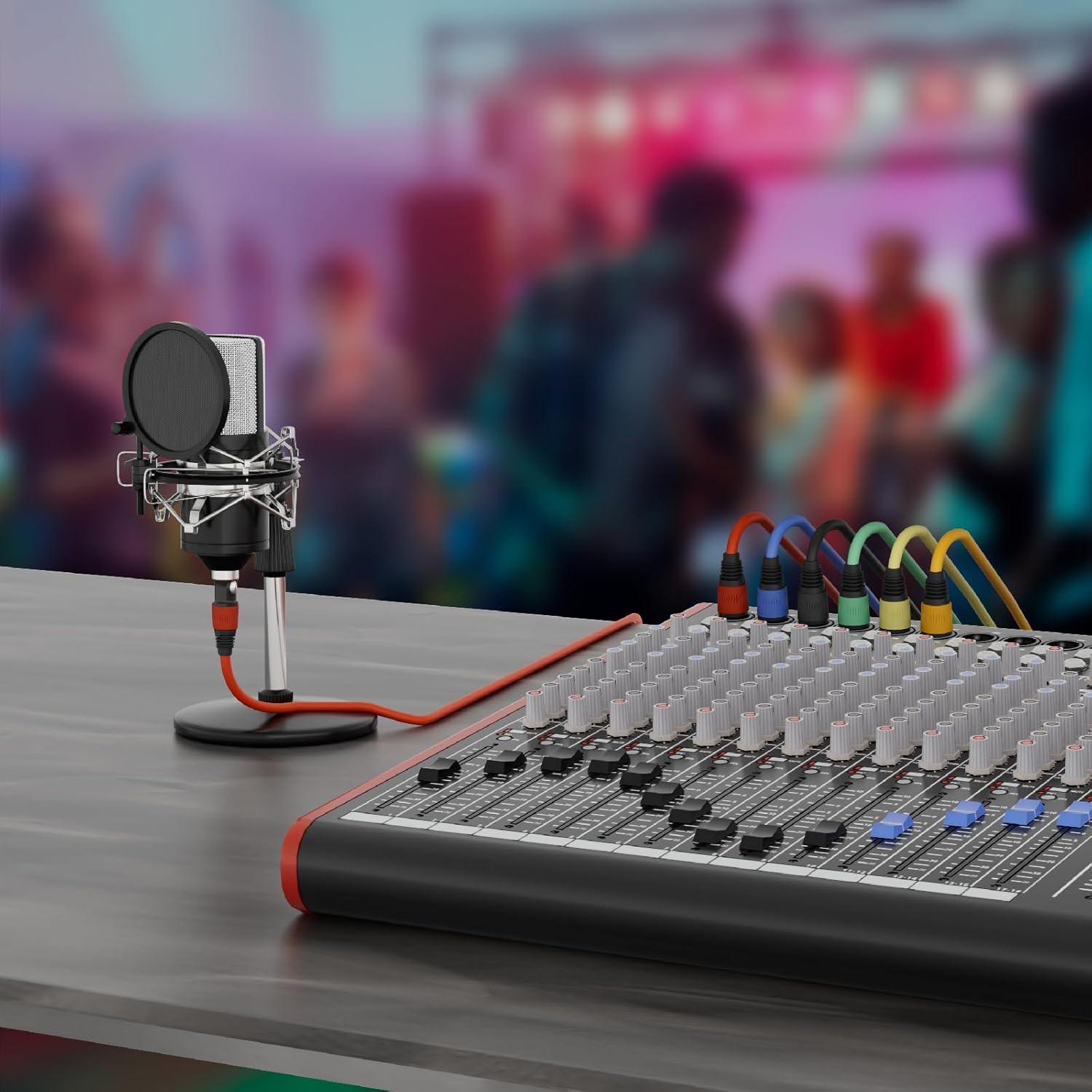 XLR Cables 25ft 6 Packs and 10ft 2 Packs Microphone Cable