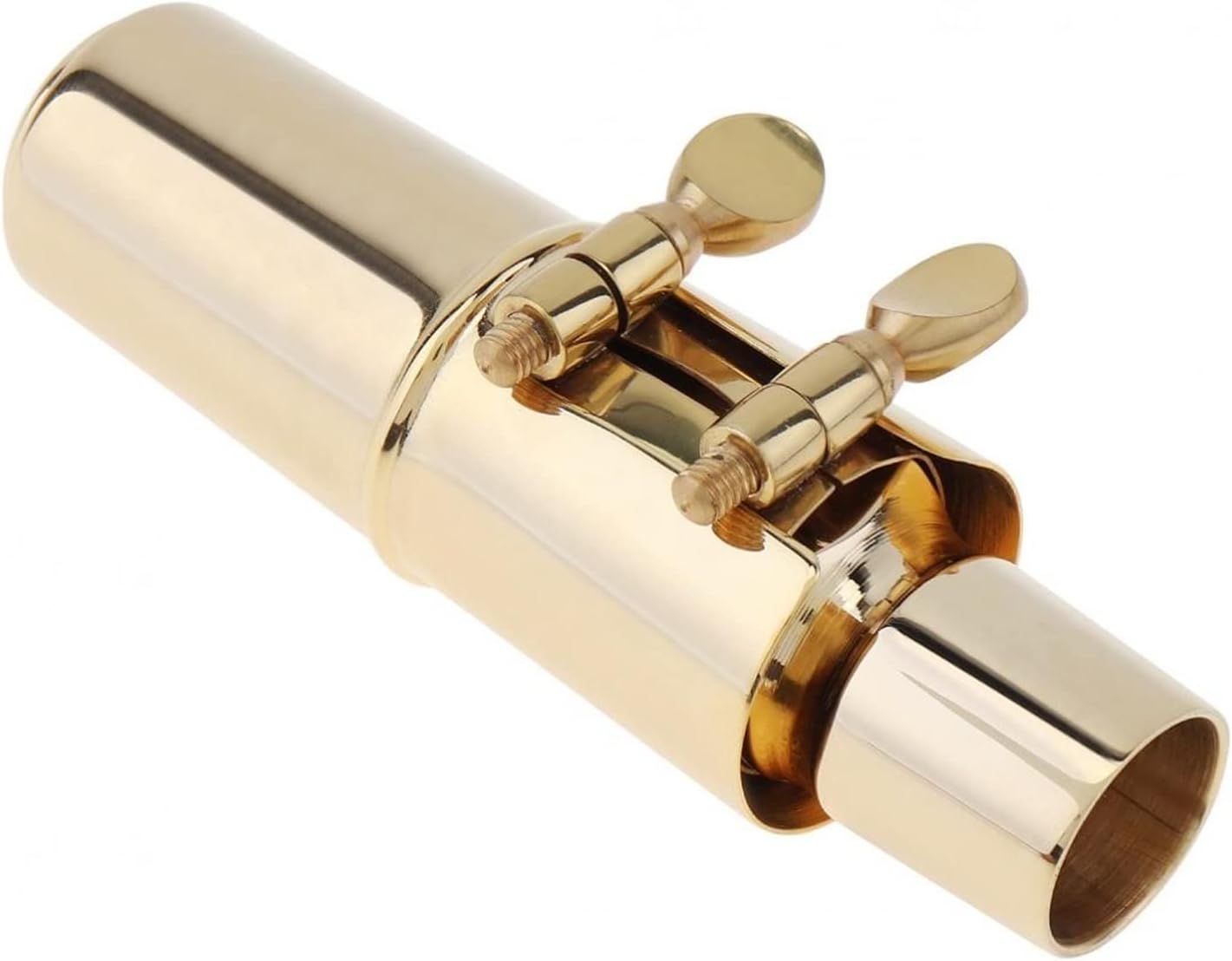 Sax Replacemen Set Professional Gold Plated Metal Alto Saxophone Mouthpiece 6 for Playing The Classical Music Saxophone Accessories