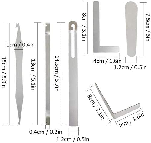 Jiayouy 26PCS Sax Repair Tool Kit include LED Leak Light & Spring Hook & Key Indentation Clip & Leveling Pad & Spring Pliers Repair Maintenance Tool for Saxophone, Clarinet, Flute, Woodwind