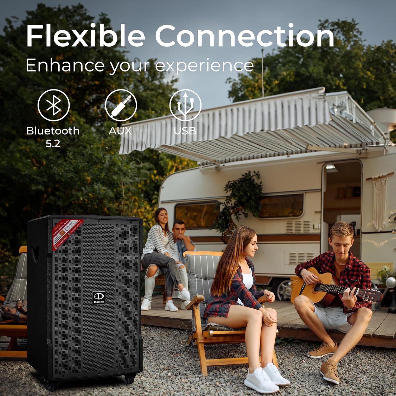 DS15XPro Karaoke Machine Speakers Bluetooth Wireless with Wireless Microphones, Karaoke System Best Machine for Adults Karaoke with Bluetooth Professional Karaoking Dual Speakers Karaoke