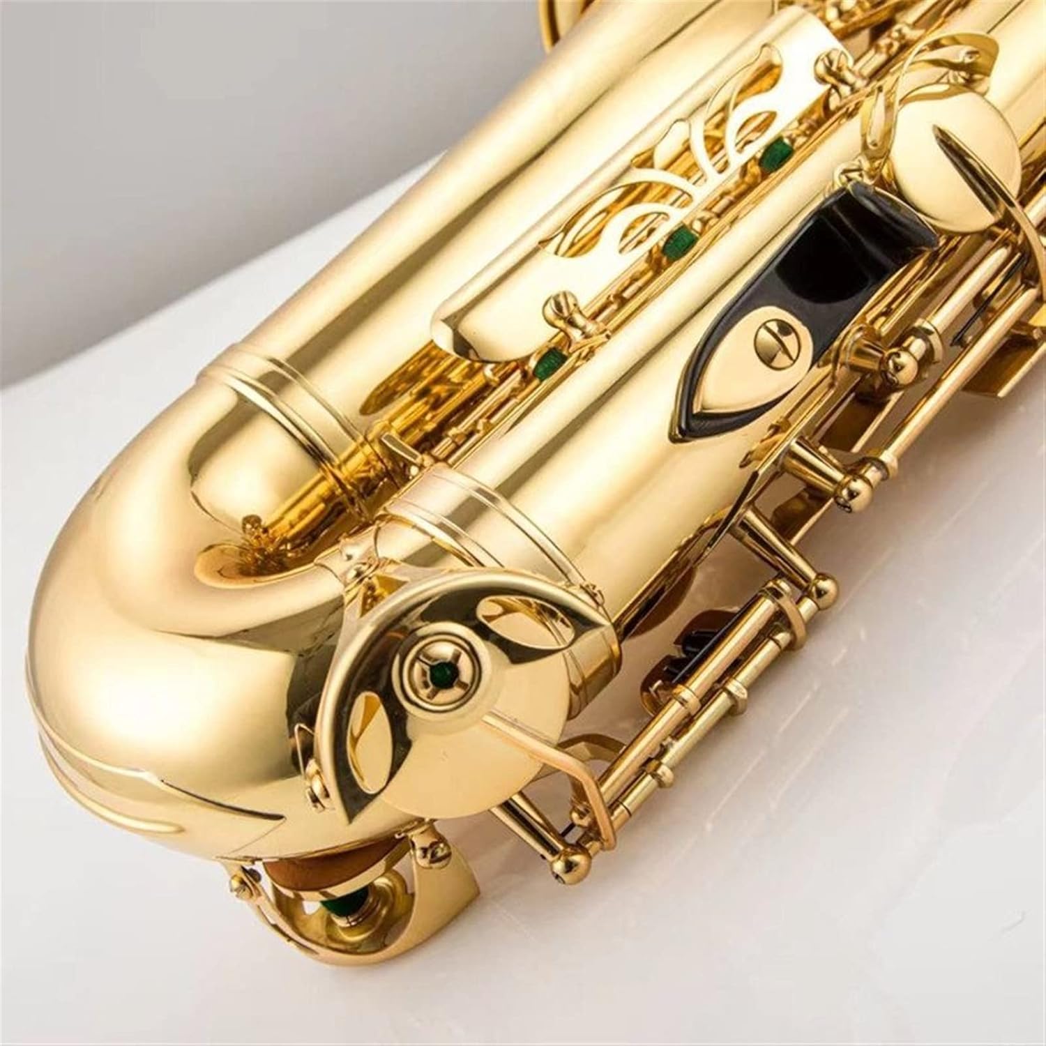 Professional Alto Drop E Saxophone Alto Sax Woodwind Instrument with Band Mouthpiece Reed