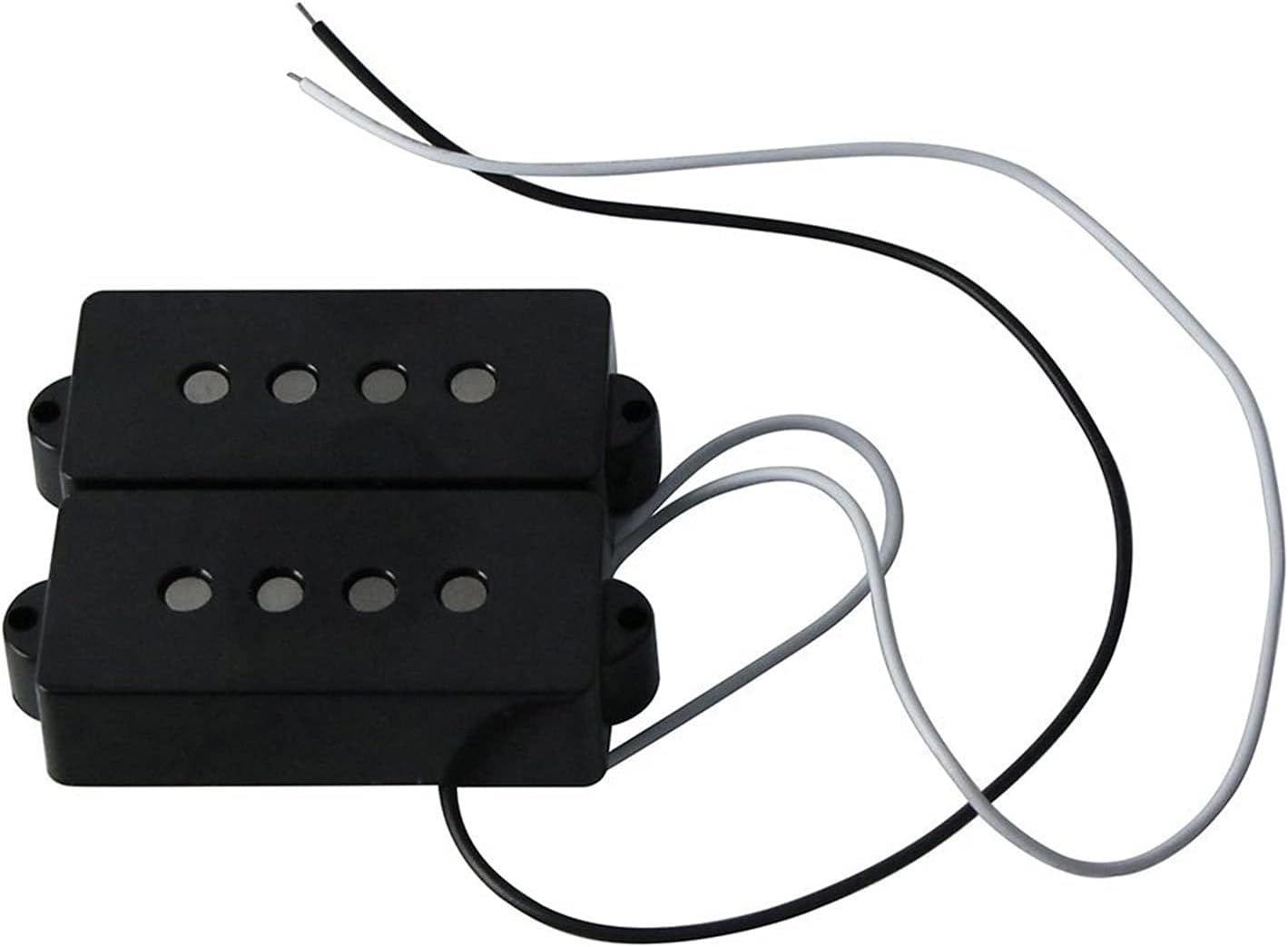 Guitar humbucker Pickup Vintage Alnico 5 Humbucker Pickup PB P Bass Pickup Black Open Style for 4 String P Bass Guitar Parts Replacement