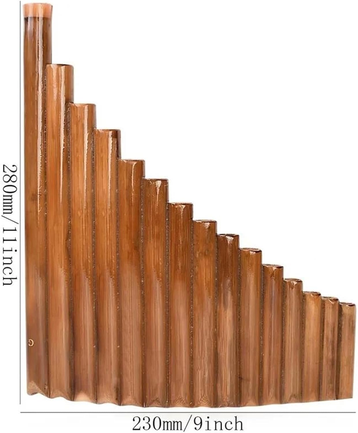 15 Pipe G Key Pan Folk Musical Instrument Chinese Traditional Woodwind Instrument (Color : Left-Hand)