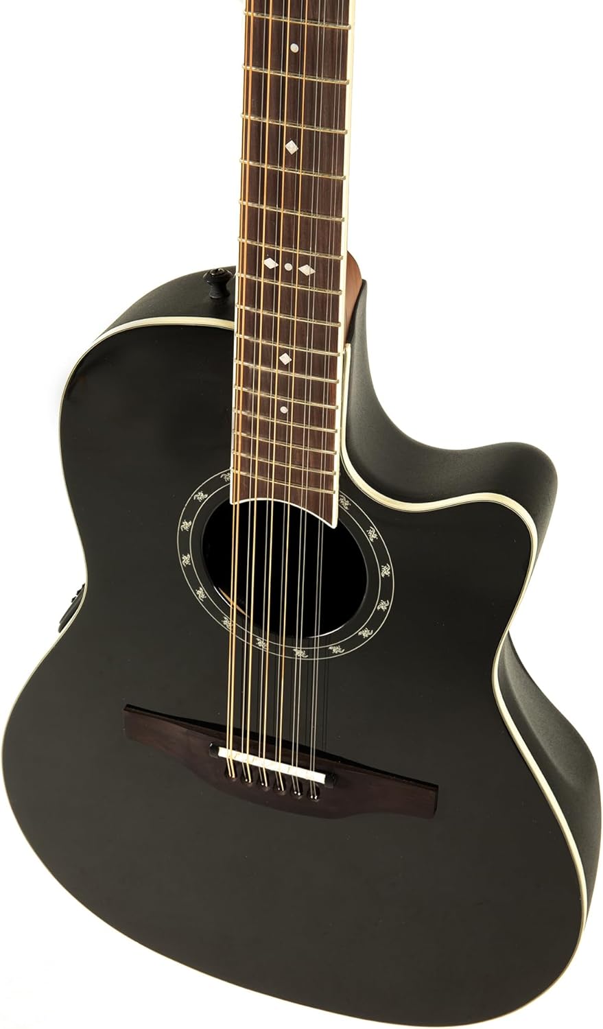 Ovation Pro Series Standard Balladeer 2751AX-5 12-String A/E Guitar - Black