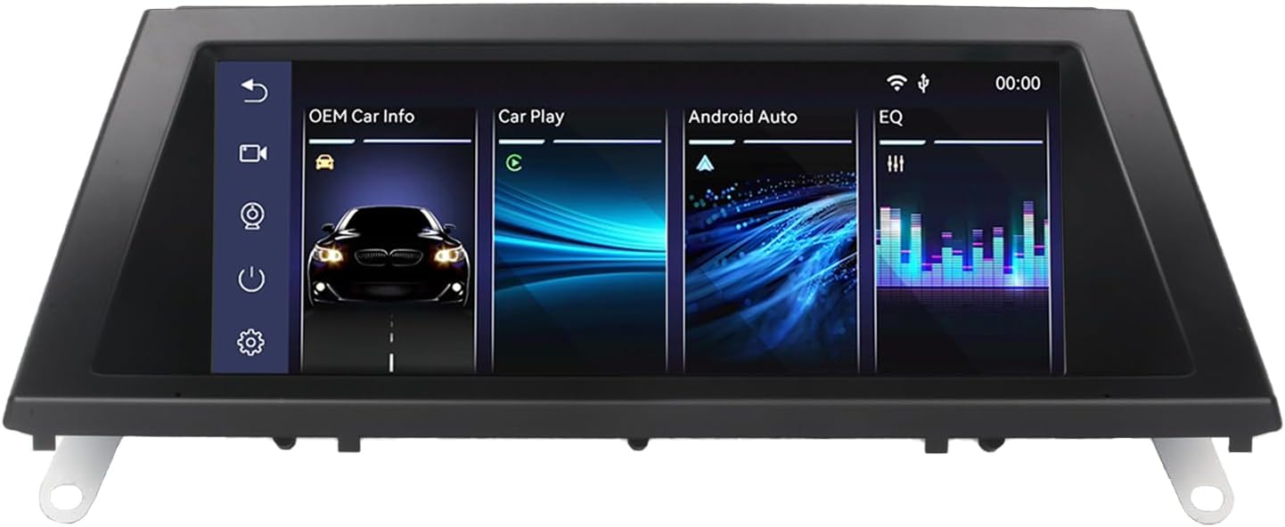Fast Boot Linux Car Stereo Compatible with BMW X5 X6 E70 E71 (2011-2013) CIC iDrive Upgrade |Bluetooth/Wireless CarPlay/Android Auto | Retains OEM Controls
