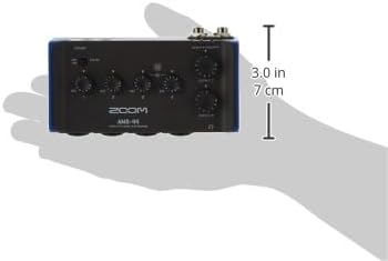 Zoom AMS-44 USB Audio Interface, 4 Inputs, 4 Outputs, Loopback, Direct Monitoring, Bus-Powered, for Recording and Streaming on PC, Mac, iOS, and Android