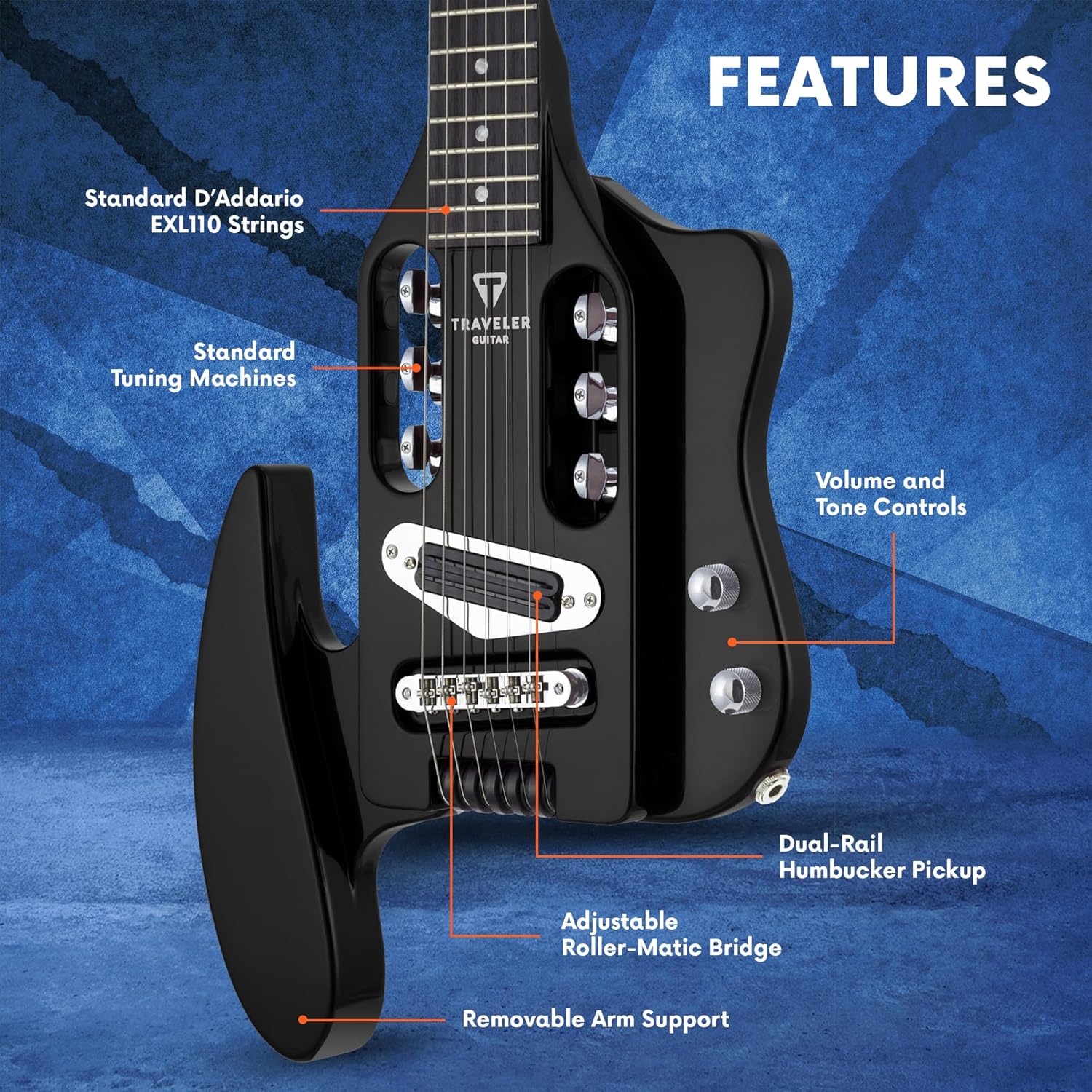 Traveler Speedster Gloss Black w/Gig Bag