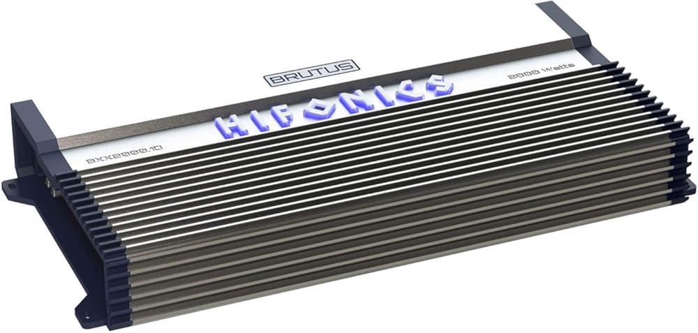 Hifonics BXX2000.1D Brutus Class D 2000W RMS 1 Ohm Mono Car Subwoofer Amplifier