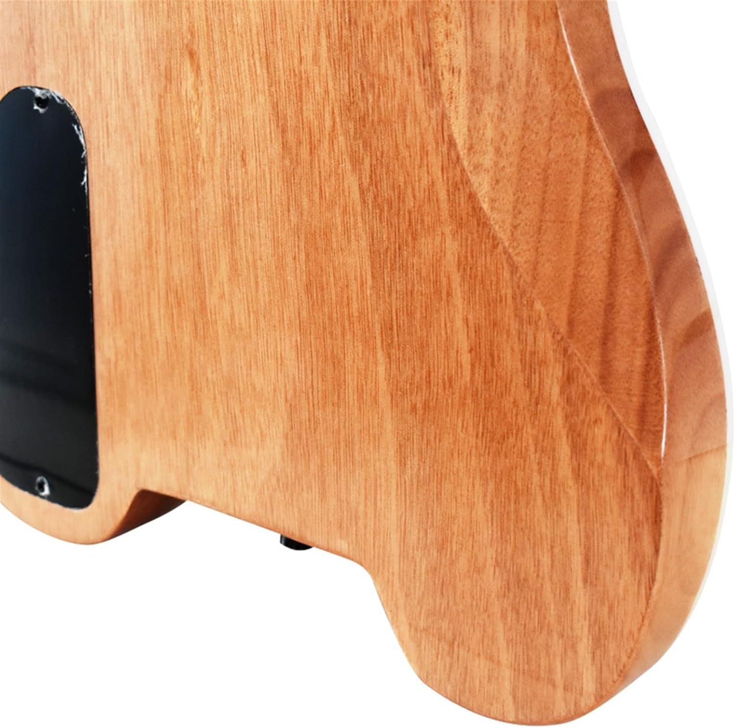 VENEKA Headless Electric Guitar 6-String Headless Electric Guitar Mahogany Body Mahogany Neck Rosewood Fretboard with Black Hardware