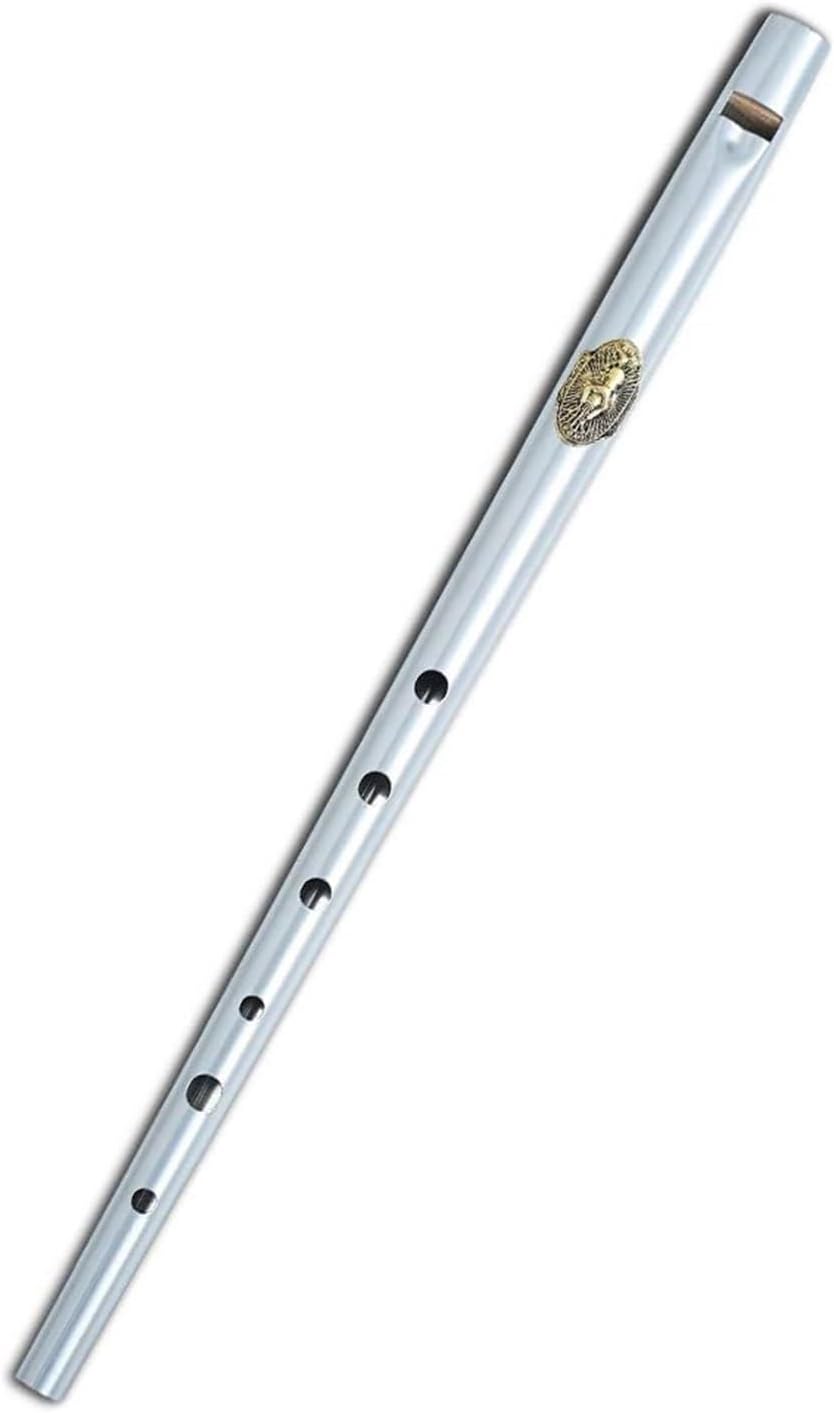 C Bamboo Flute D Key Whistle Traditional Musical Instrument Woodwind Flute(C Key)