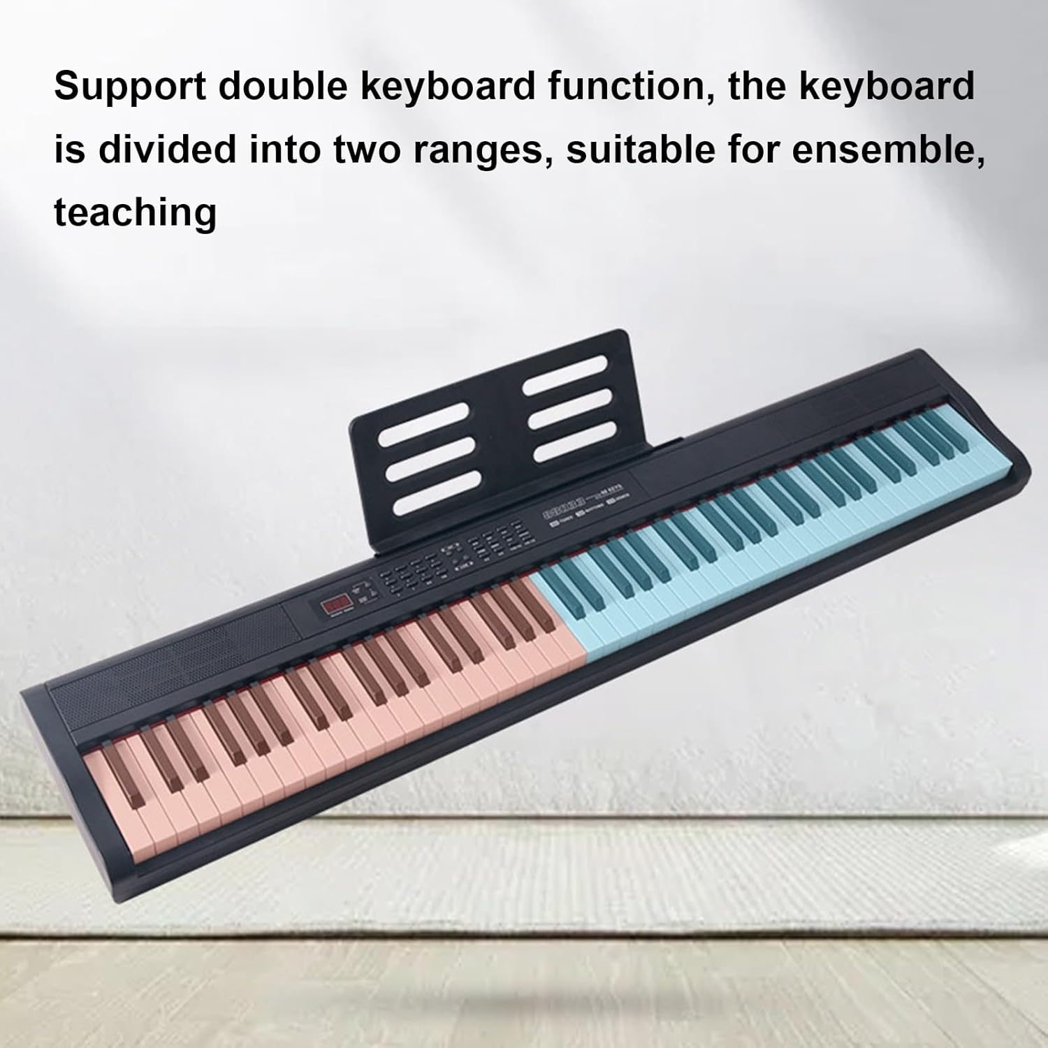 88 Electronic Keyboard Digital Keyboard Full Size With Dynamics Keys Portable Keyboard Support Bluetooth MIDI For Beginners Adults Children Include Stand, Sustain Pedal