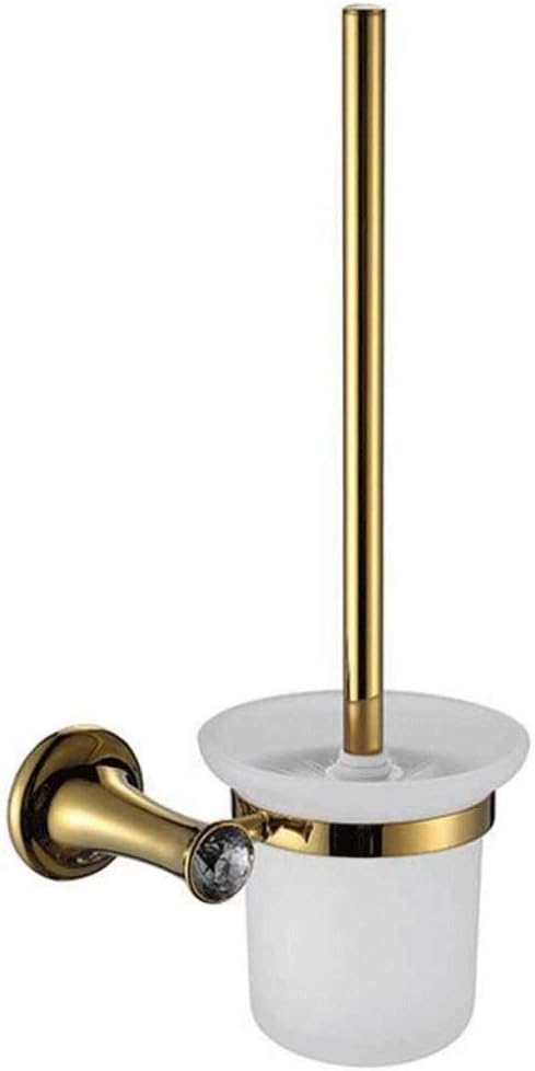 Bathroom Toilet Brush with Holder Wall Mount, Stainless Steel Brushed Finish