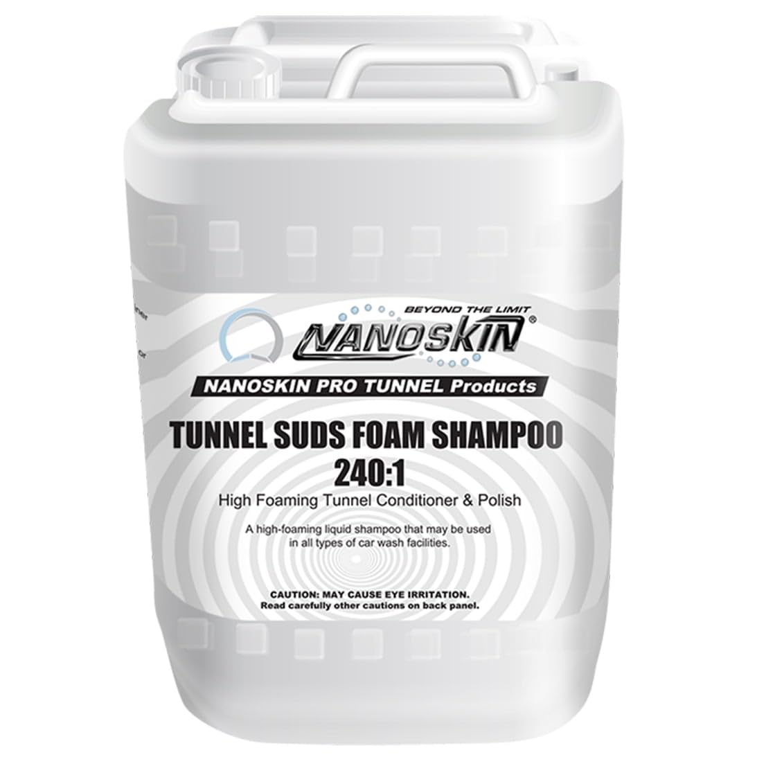 Nanoskin Automatic Car Wash Series TUNNEL SUDS Foaming Shampoo, for Foamer Units, Direct Injection Equipment, Hydrominder Premix (Dilution 240:1), 5 Gallons