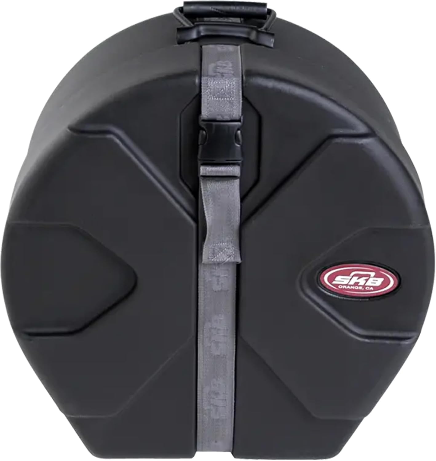 SKB Drum Case with Padded Interior, D-Shaped Design, Molded Feet for Upright Stability and Durable Storage, Black