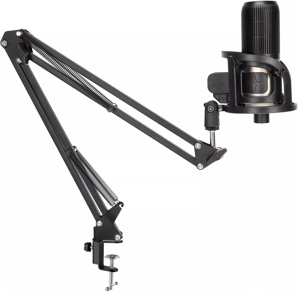 Metal Condenser Microphone Game Recording USB Microphone Computer Laptop Studio Vocal Singing Microphone with Stand