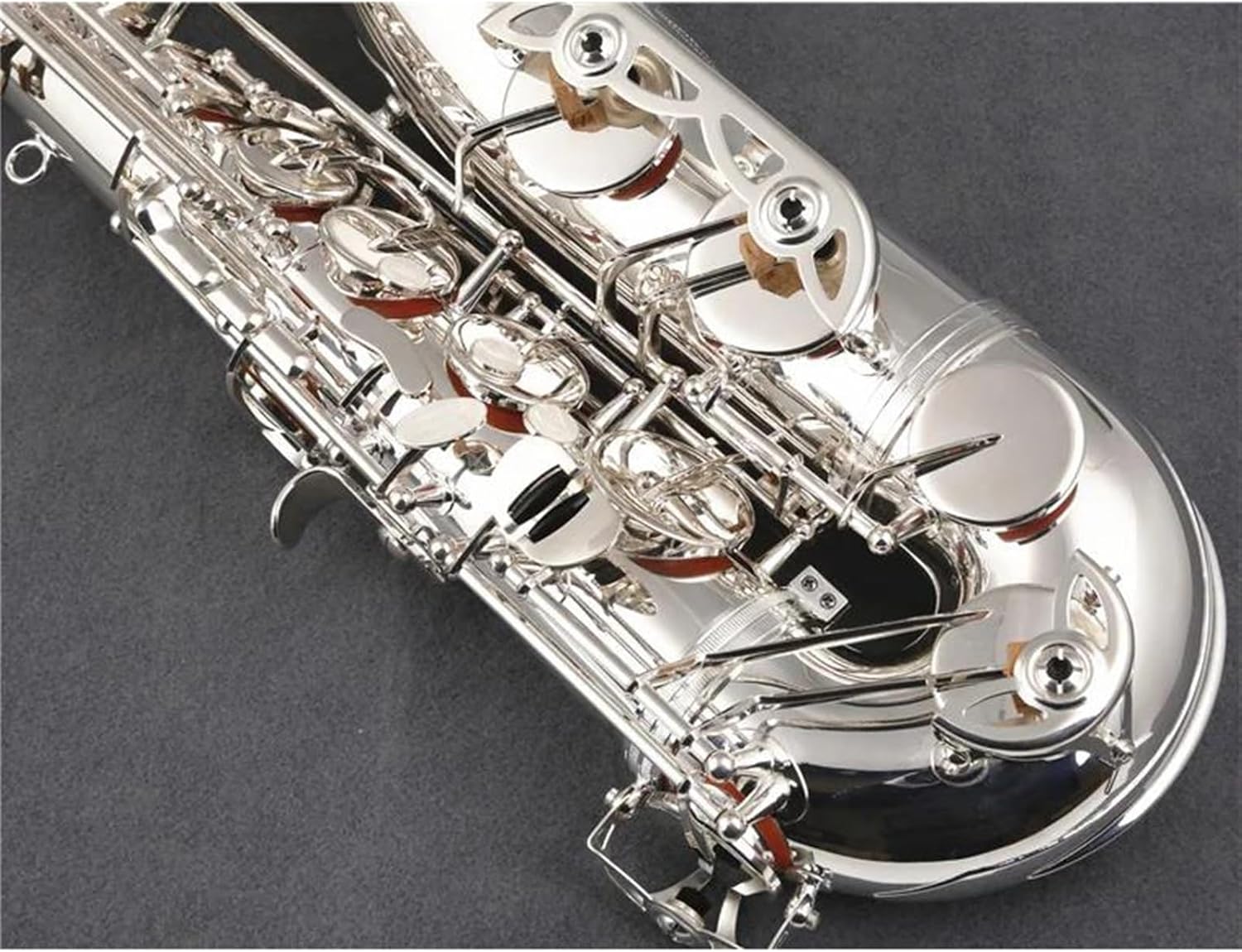 Beginner saxophone Professional Tenor Saxophone Bb Tune Exquisite Silver Plated Woodwinds Instrument With Mouthpiece Case