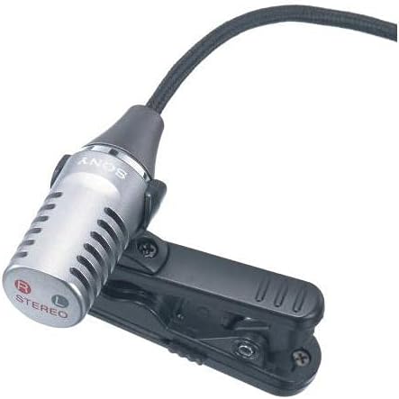 Sony ECM-CS10 Tie-Clip-Style Omnidirectional Business Microphone