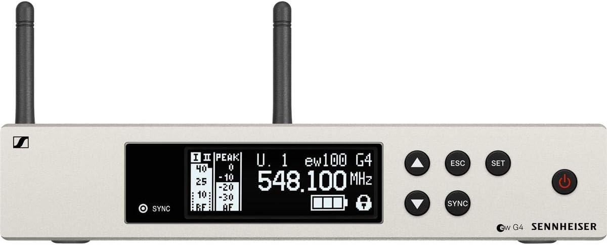 Sennheiser Pro Audio Sennheiser EW 100-ME2/835 Combo Me2 Lavelier Beltpack and e835S Handheld System - G Band (566-608Mhz), 100 G4-ME2/835-S-G