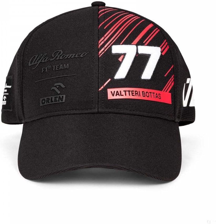 Alfa Romeo Racing F1 2022 Special Edition Valtteri Bottas Driver Baseball Hat Black, One Size