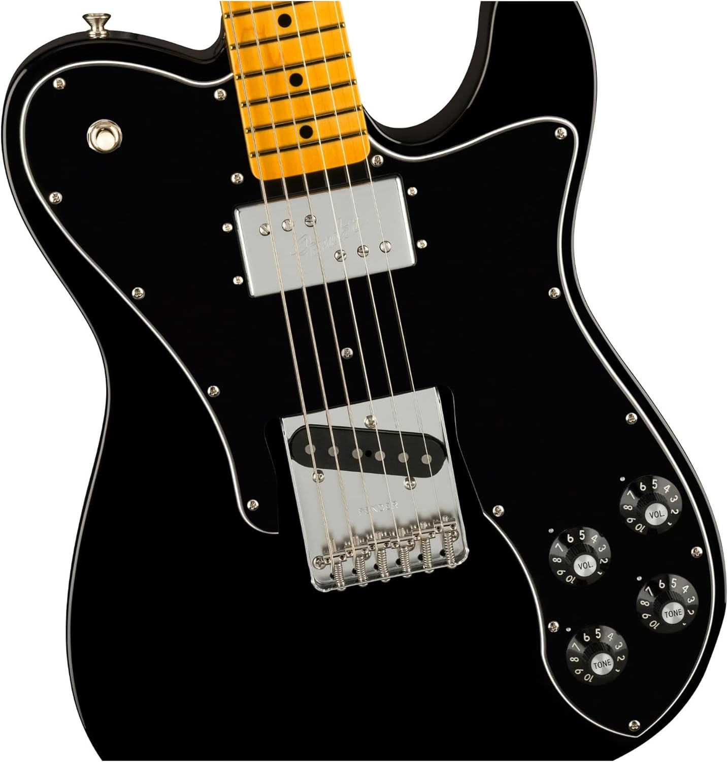Fender American Vintage II 1977 Telecaster Custom Electric Guitar - Black