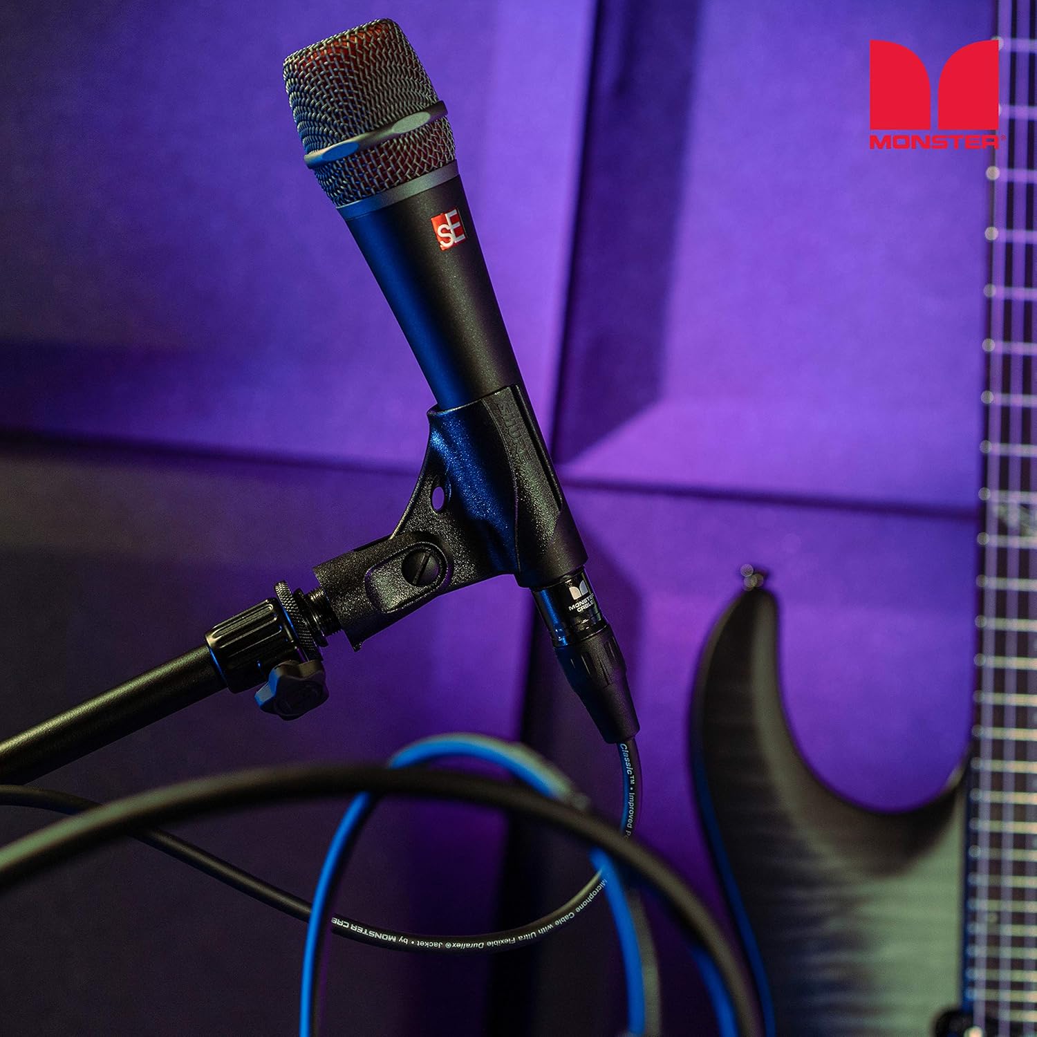 Monster Prolink Studio Pro 2000 Microphone Cable: 20ft. Cable, Gold Contact XLRs