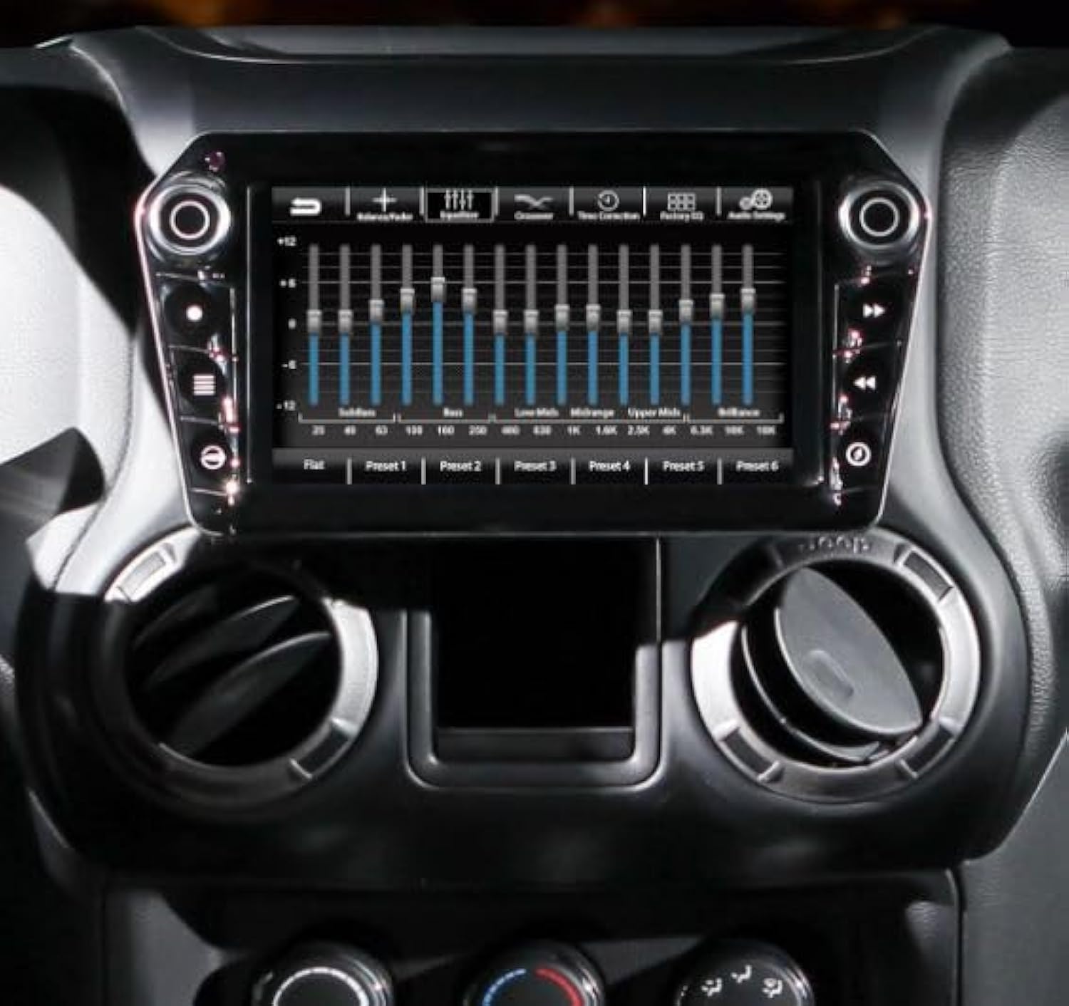 STINGER Wrangler JK Stereo Replacement HD Touchscreen Radio with Android Auto, Apple CarPlay, Handsfree Bluetooth, Dual USB Includes All-in-one Dash Kit & Interface, 2007-2018 (8