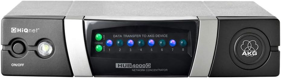 AKG Pro Audio HUB 4000 Q HiQ Net Ethernet Interface - Supports DMS700, WMS4000/4500 and IVM4/4500 (Model: 2999H00150)